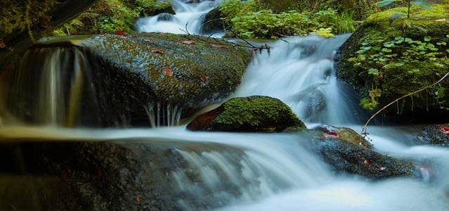 Waterval, Cascade, Stromend Water, Herfst, Mos, Stenen